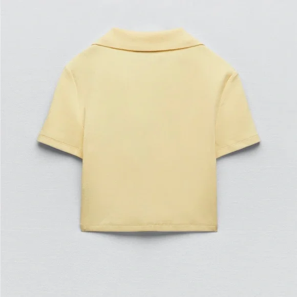 Zara - Polo Crop Top - Picture 5 of 6